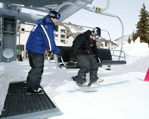 Ski Lift Snow Melting